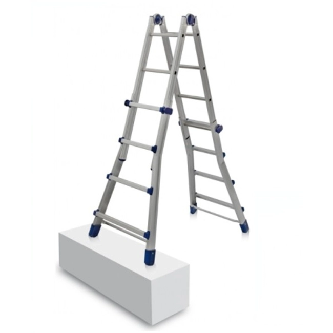 Vendita online Scala multiposizioni 5+5 gradini modello Briko Blu
